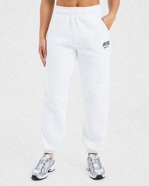 AYBL Sports Club Oversized Joggers - White: The Ultimate Comfort & Style Solution