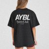 AYBL Sports Club Oversized T-Shirt - Black: The Ultimate Blend of Comfort and Style