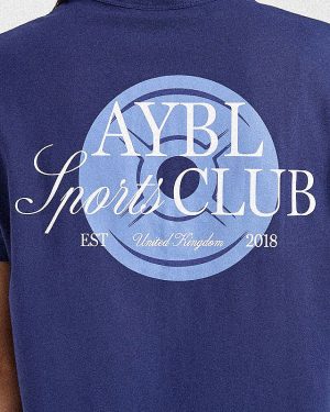 AYBL Sports Club Script Oversized T Shirt - Navy: The Ultimate Comfort & Style Guide