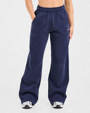AYBL Sports Outline Oversized Straight Leg Joggers - Navy: The Ultimate Comfort Staple