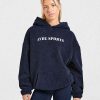 AYBL Sports Oversized Fleece Hoodie - Navy: The Ultimate Comfort Layer