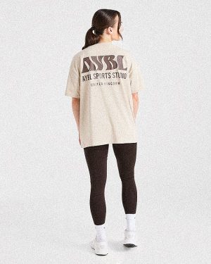 AYBL Sports Studio Oversized T Shirt - Beige: The Ultimate Comfort & Style Guide