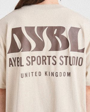 AYBL Sports Studio Oversized T Shirt - Beige: The Ultimate Comfort & Style Guide
