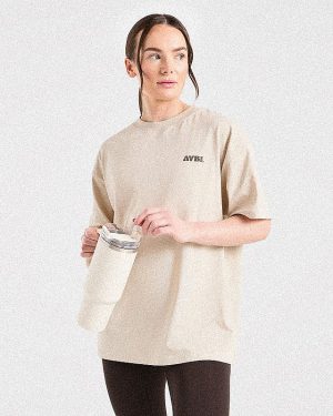 AYBL Sports Studio Oversized T Shirt - Beige: The Ultimate Comfort & Style Guide