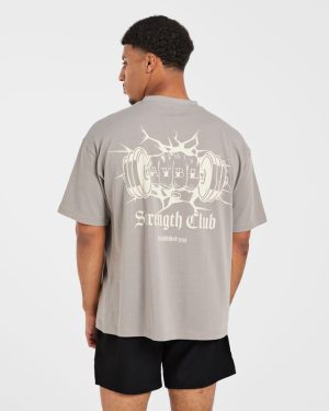 AYBL Strength Club Oversized T Shirt - Fog: The Ultimate Comfort & Style Guide