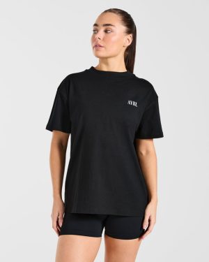 AYBL Strength Co Oversized T-Shirt - Black: The Ultimate Comfort & Style Essential