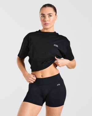 AYBL Strength Co Oversized T-Shirt - Black: The Ultimate Comfort & Style Essential