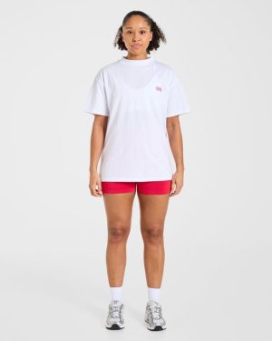 AYBL Strength Co Oversized T-Shirt White: The Ultimate Comfort & Style Blend