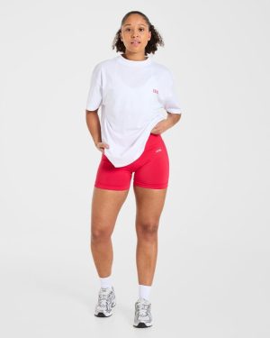 AYBL Strength Co Oversized T-Shirt White: The Ultimate Comfort & Style Blend