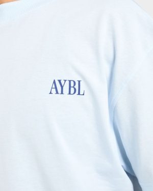 AYBL Strength Studio Oversized T Shirt - Blue: The Ultimate Blend of Comfort and Style