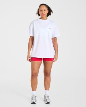 AYBL Studio Oversized T-Shirt White: The Ultimate Comfort & Style Fusion