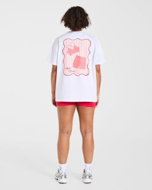 AYBL Studio Oversized T-Shirt White: The Ultimate Comfort & Style Fusion