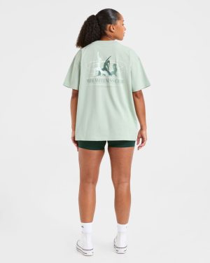 AYBL Wellness Oversized T Shirt - Green: The Ultimate Comfort & Style Fusion
