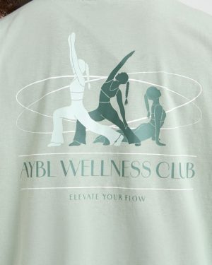 AYBL Wellness Oversized T Shirt - Green: The Ultimate Comfort & Style Fusion