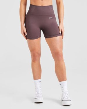 Balance V3 Seamless Shorts - Coffee Bean: The Ultimate Squat-Proof Performance Wear