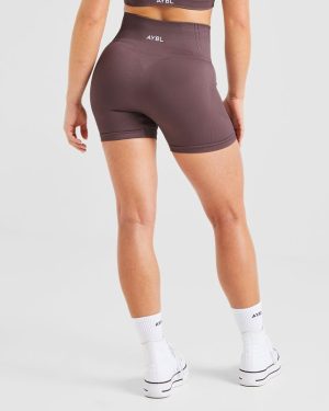 Balance V3 Seamless Shorts - Coffee Bean: The Ultimate Squat-Proof Performance Wear