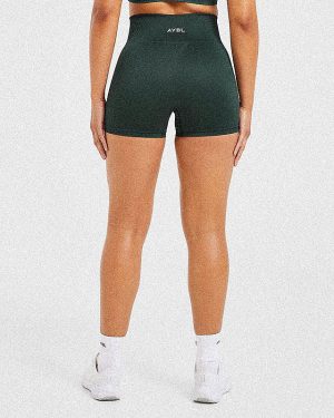 Balance V3 Seamless Shorts - Dark Green: The Ultimate Squat-Proof Performance Gear