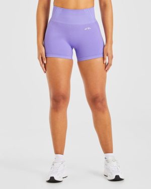 Balance V3 Seamless Shorts - Lavender Purple: The Ultimate Squat-Proof Performance Wear