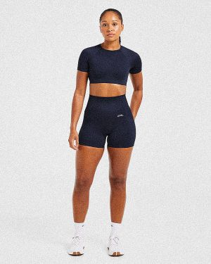 Balance V3 Seamless Shorts - Navy: The Ultimate Squat-Proof Performance Wear