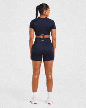 Balance V3 Seamless Shorts - Navy: The Ultimate Squat-Proof Performance Wear