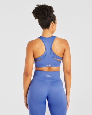Balance V3 Seamless Sports Bra - Bright Cobalt: The Ultimate Medium-Support Solution