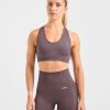 Balance V3 Seamless Sports Bra - Coffee Bean: The Ultimate Medium-Support Activewear