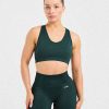 Balance V3 Seamless Sports Bra - Dark Green: Ultimate Comfort & Support