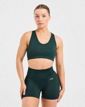 Balance V3 Seamless Sports Bra - Dark Green: Ultimate Comfort & Support