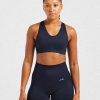 Balance V3 Seamless Sports Bra - Navy: The Ultimate Medium-Support Workout Essential