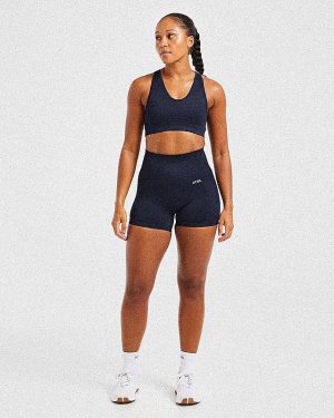 Balance V3 Seamless Sports Bra - Navy: The Ultimate Medium-Support Workout Essential
