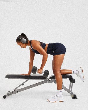 Balance V3 Seamless Sports Bra - Navy: The Ultimate Medium-Support Workout Essential