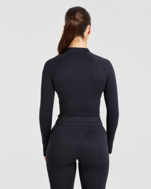 Balance V3 Seamless Zip Jacket - Black: The Ultimate Performance Layer