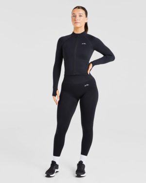 Balance V3 Seamless Zip Jacket - Black: The Ultimate Performance Layer