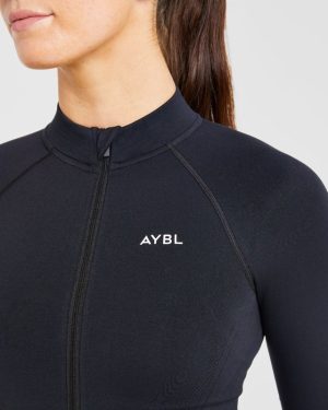 Balance V3 Seamless Zip Jacket - Black: The Ultimate Performance Layer