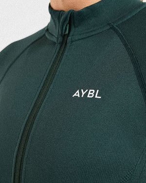 Balance V3 Seamless Zip Jacket - Dark Green