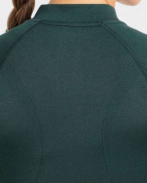 Balance V3 Seamless Zip Jacket - Dark Green