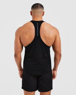 Bench Press Stringer - Black: The Ultimate Lifter's Tank