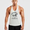 Bench Press Stringer - Muted Mint: The Ultimate Lifter's Tank