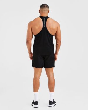 Bench Press Stringer - Black: The Ultimate Lifter's Tank