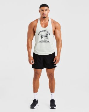 Bench Press Stringer - Muted Mint: The Ultimate Lifter's Tank