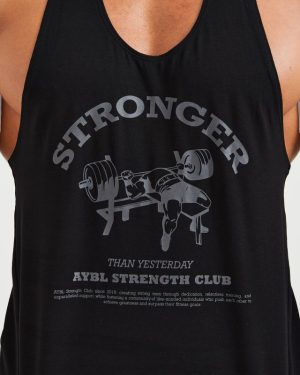 Bench Press Stringer - Black: The Ultimate Lifter's Tank