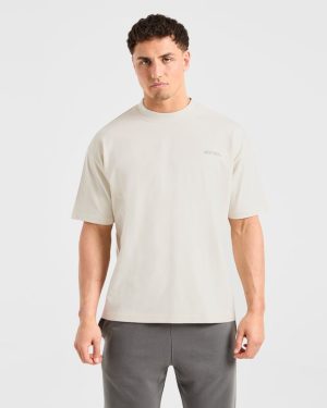 Blur Oversized T-Shirt - Off White: The Ultimate Comfort Staple