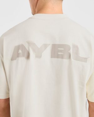 Blur Oversized T-Shirt - Off White: The Ultimate Comfort Staple