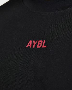 Cam Kissel x Strength Starts Here Oversized T-Shirt - Black/Red