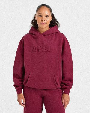 Classic Plush Oversized Hoodie - Muted Raspberry: The Ultimate Comfort Upgrade