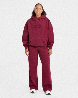 Classic Plush Oversized Hoodie - Muted Raspberry: The Ultimate Comfort Upgrade
