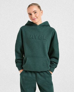 Classic Plush Oversized Hoodie - Pine Green: The Ultimate Comfort Upgrade