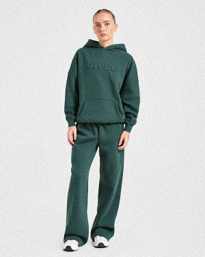 Classic Plush Oversized Hoodie - Pine Green: The Ultimate Comfort Upgrade