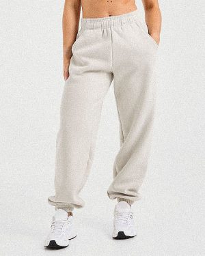 Classic Plush Oversized Joggers - Sand: The Ultimate Comfort Staple