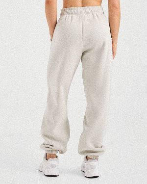 Classic Plush Oversized Joggers - Sand: The Ultimate Comfort Staple